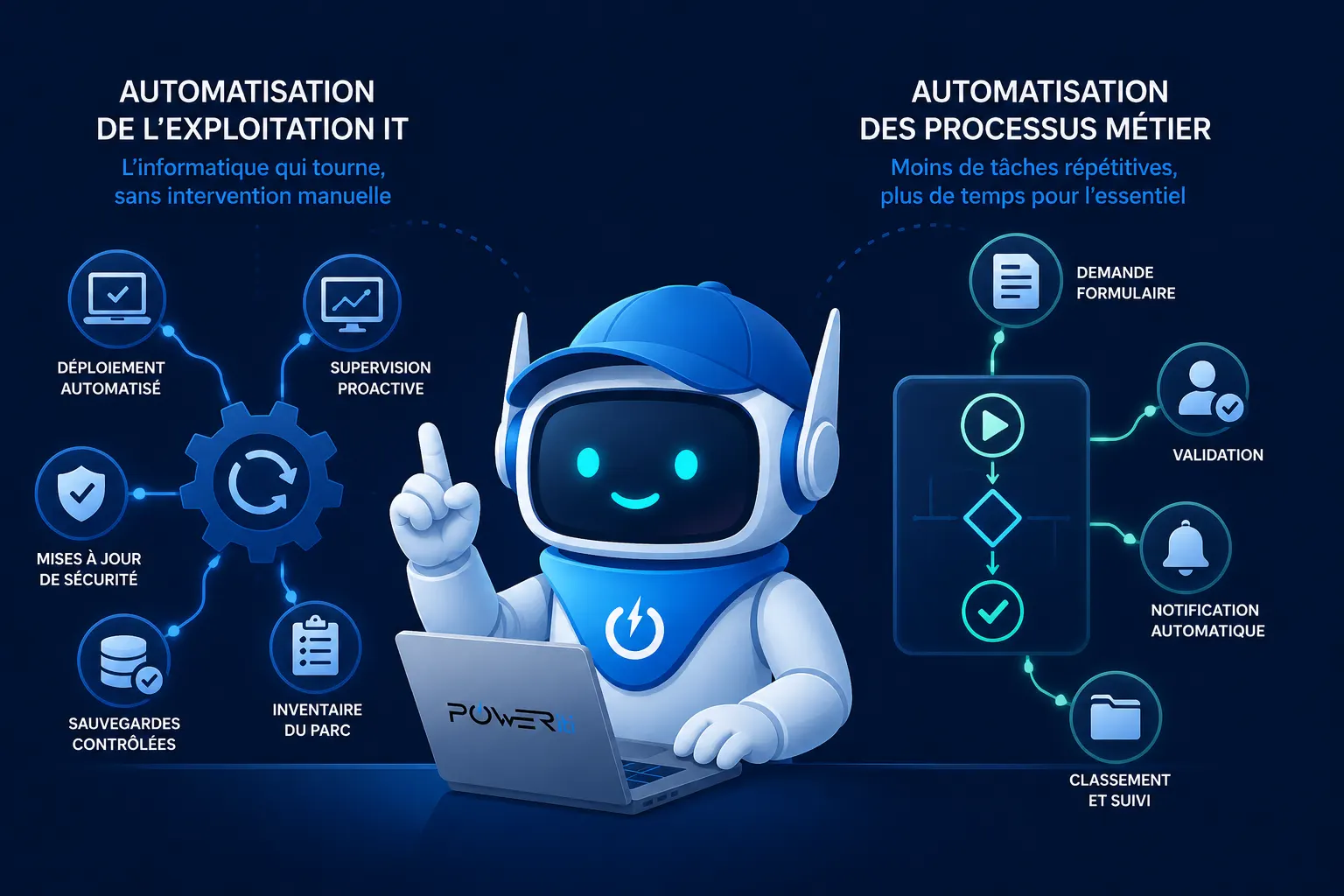 Illustration : Automatisation en PME : ce qui s'automatise vraiment, et par où commencer