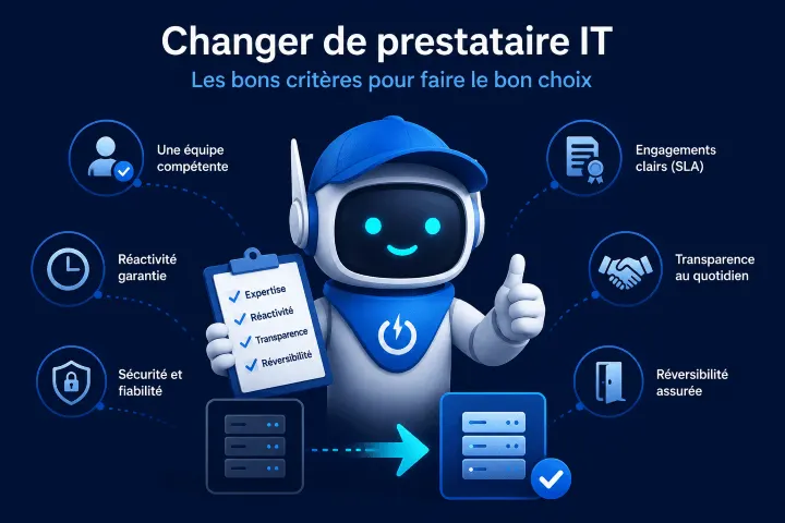 Illustration : Changer de prestataire informatique : les critères qui comptent vraiment