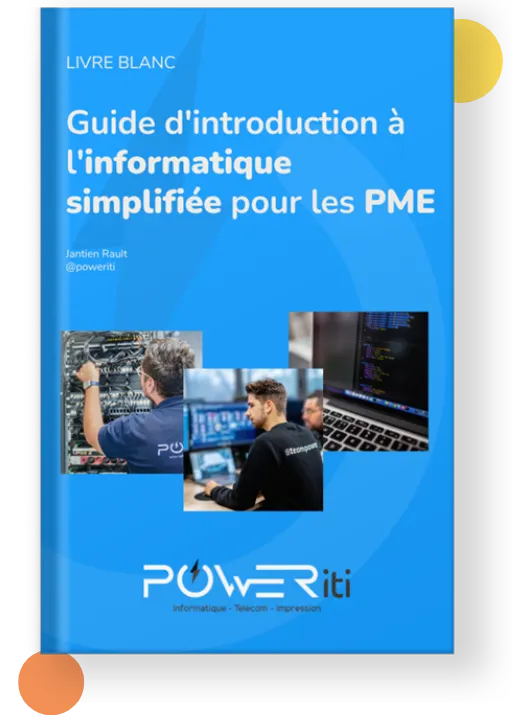 Couverture du livre blanc : guide d’introduction à l’informatique simplifiée pour les PME