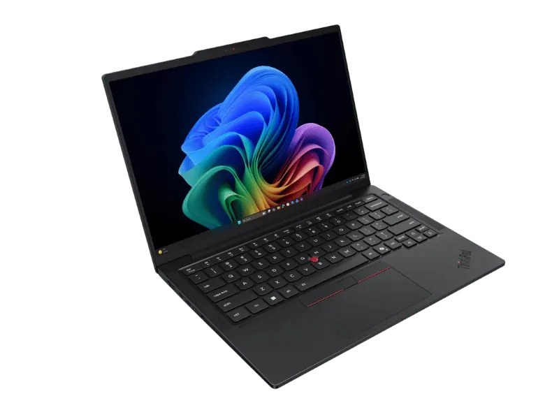 ThinkPad T14s Gen 7 ouvert avec Windows 11 à l'écran