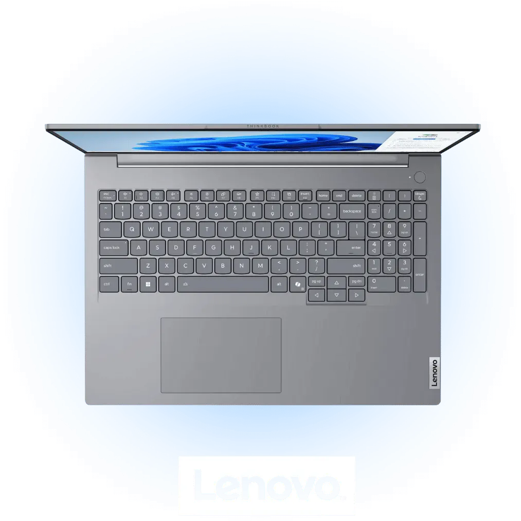 Clavier rétroéclairé AZERTY avec lecteur d'empreinte