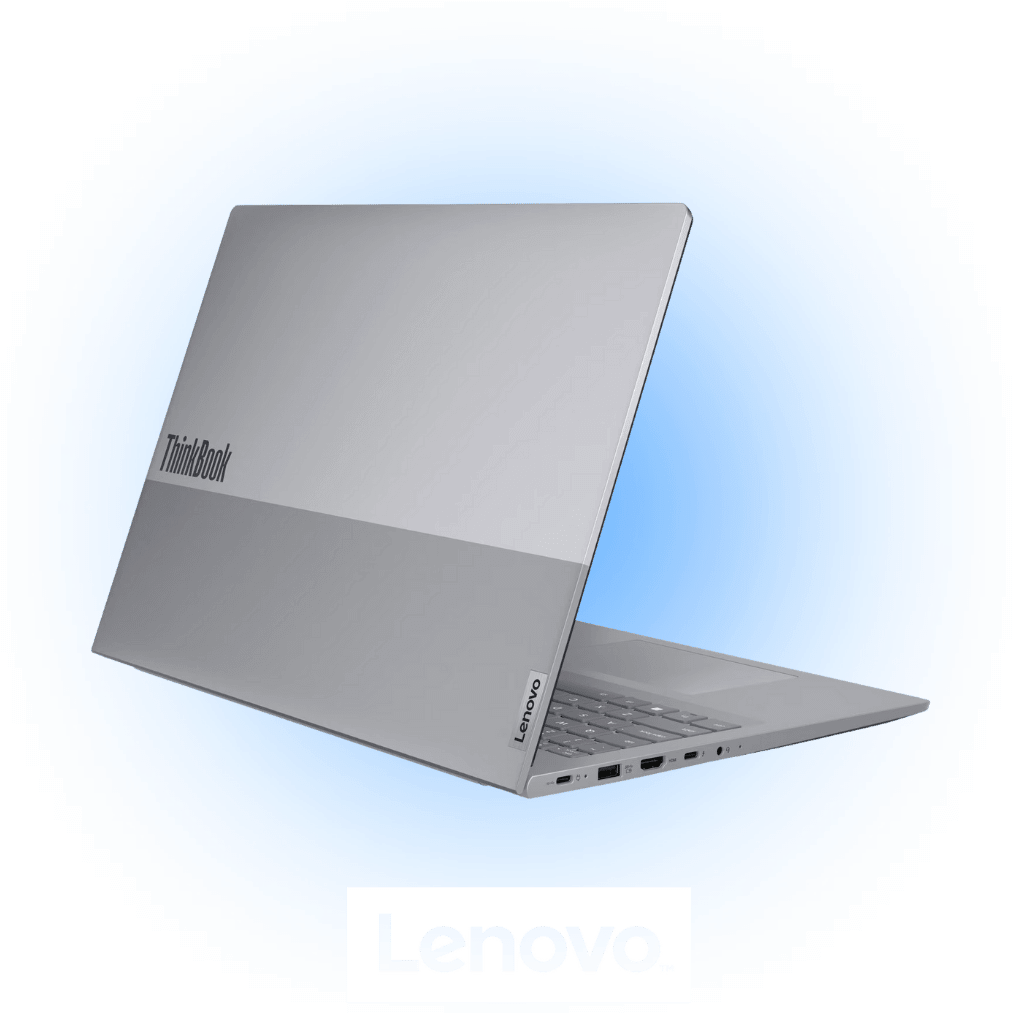 Capot aluminium gris du PC portable 16 pouces